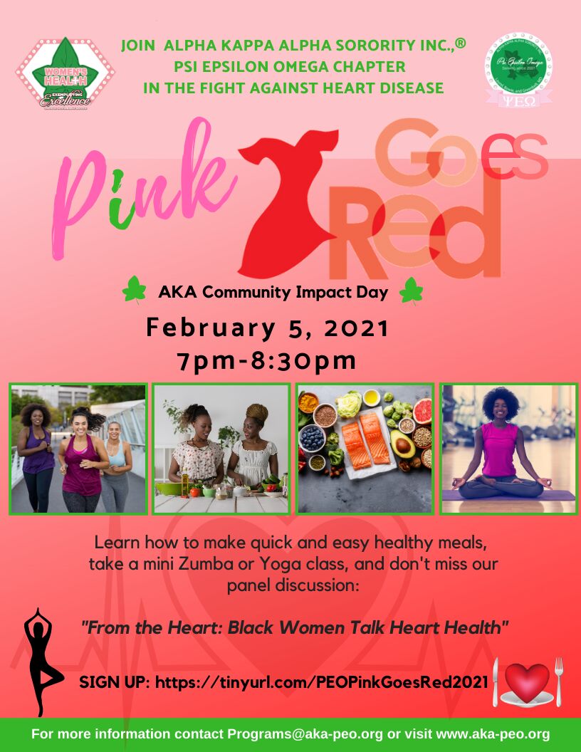 pink goes red poster